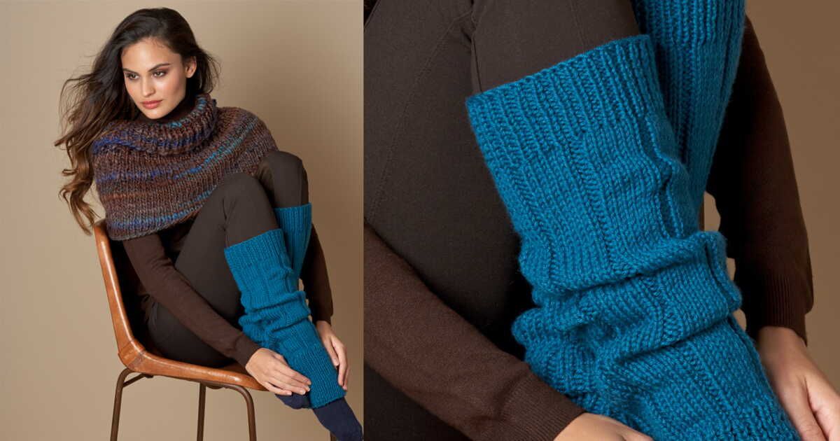 Les jambières bleues : l'accessoire tendance qui fait sensation