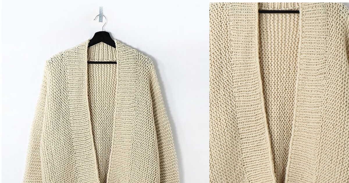 Tricoter un gilet d'une seule pièce : un jeu d'enfant