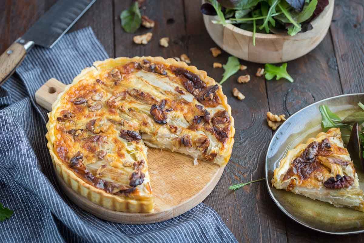 Tarte aux endives et noix : une recette réinventée