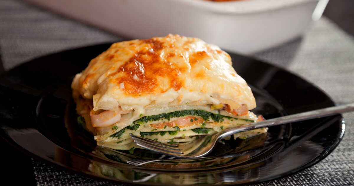 Savourez les lasagnes crémeuses de saumon et épinards de Cyril Lignac