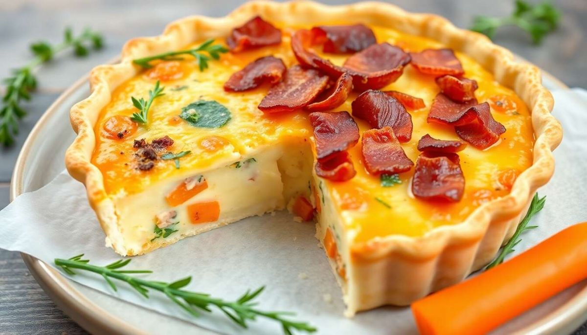 Quiche Boursin, Bacon et Carottes : une recette incontournable