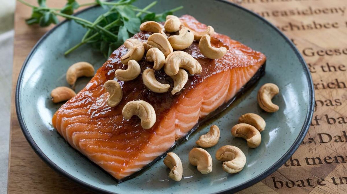 Saumon caramélisé au sirop d’érable et noix de cajou : une recette gourmande