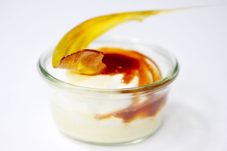 Découvrez l'ile flottante revisitée à la bière caramel