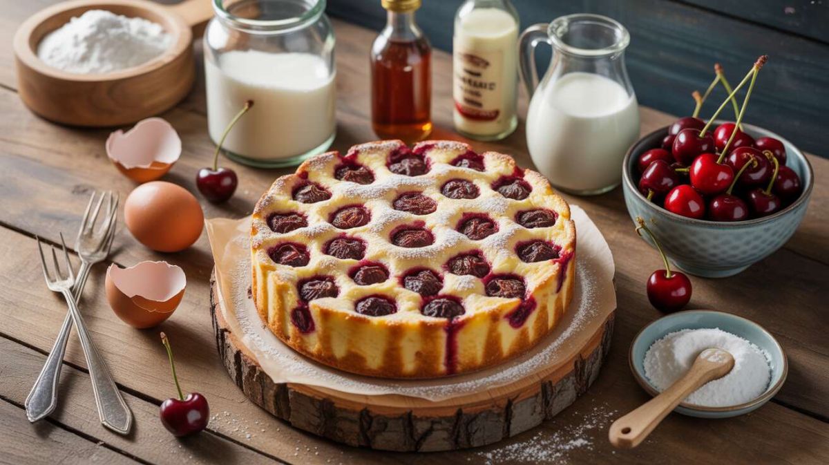 Un clafoutis aux cerises, le dessert d'été inoubliable à préparer en un clin d'œil
