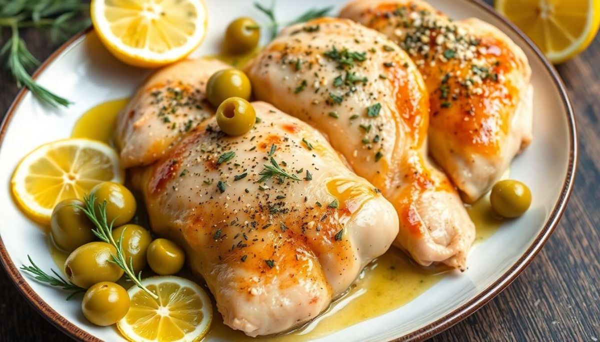 Poulet au citron et olives : la recette ensoleillée par excellence