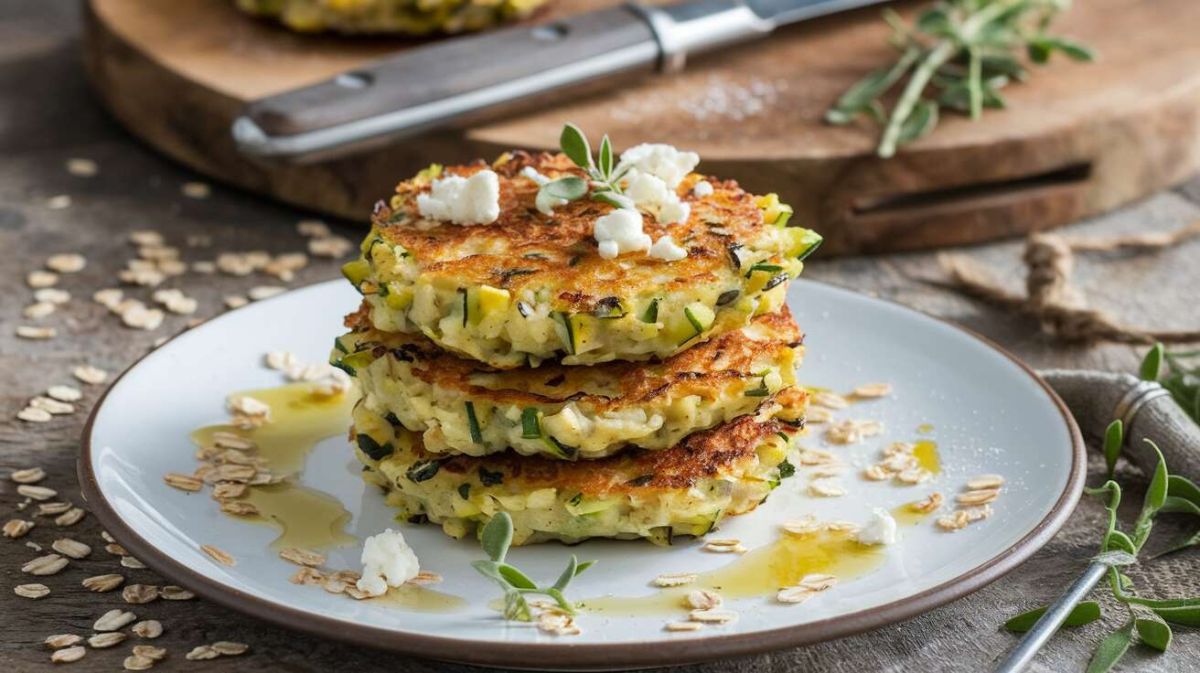 Galettes de courgette au fromage bleu : une recette savoureuse et nourrissante