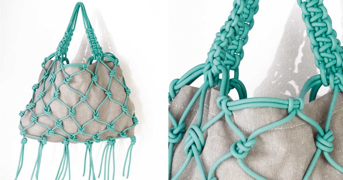 Le retour en force du sac à franges en macramé