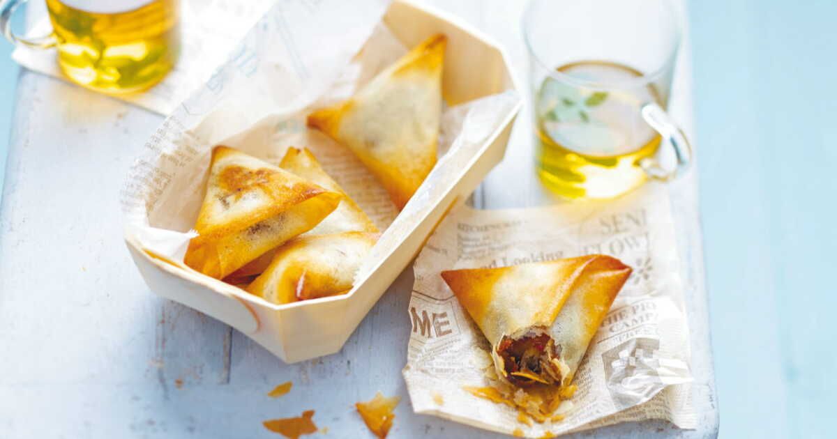 Triangles aux dattes et noix de coco