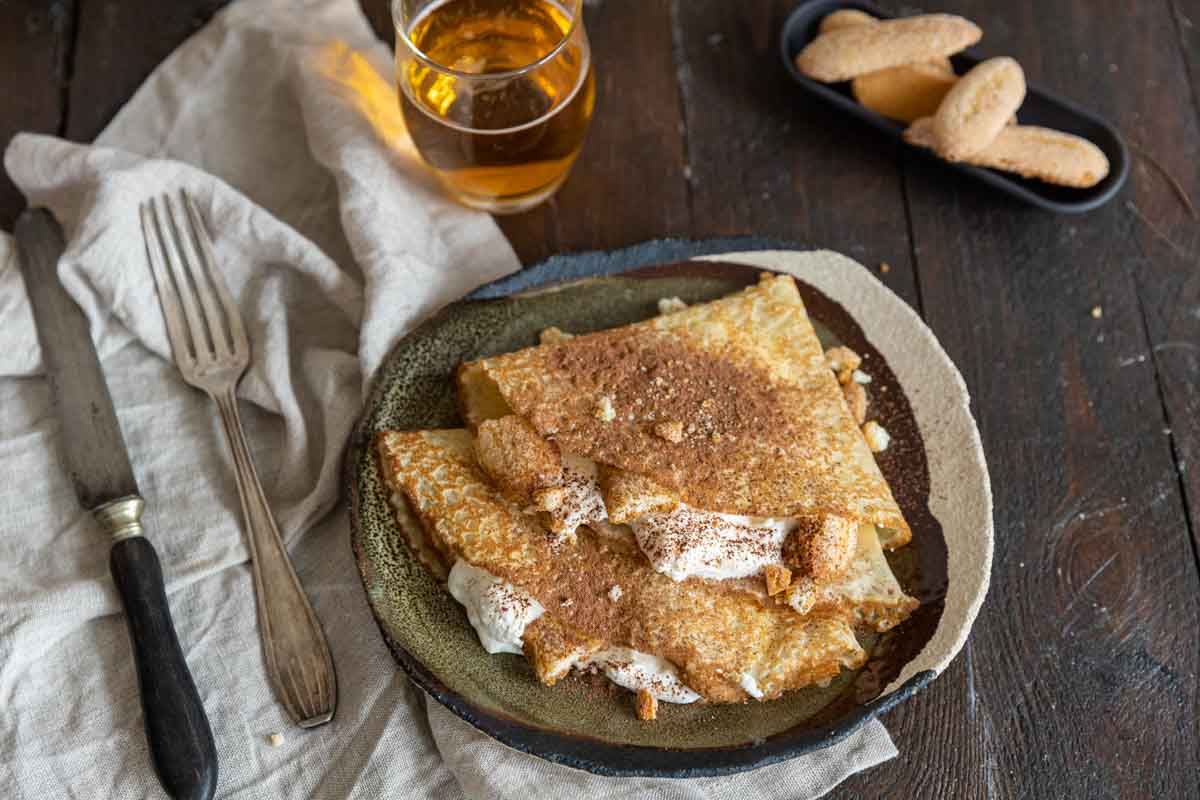 Des crêpes façon tiramisu irrésistibles