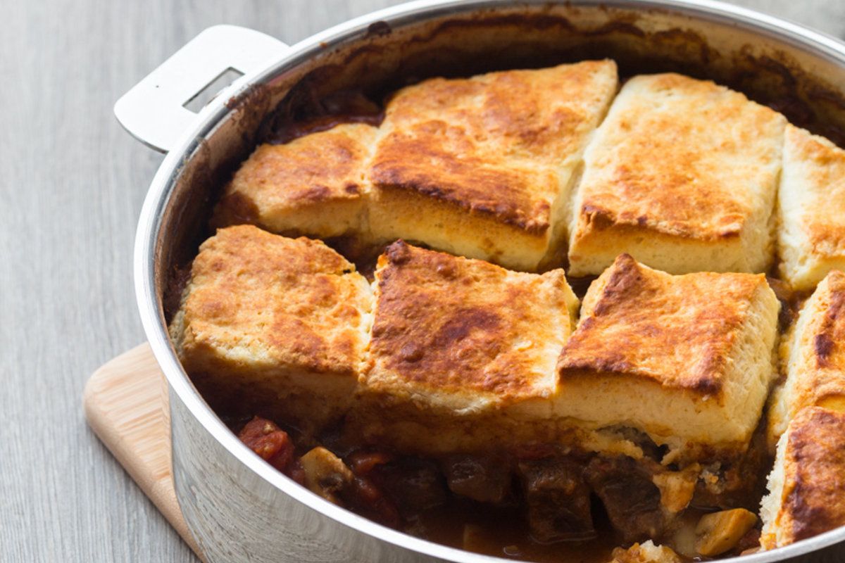 Ragoût de boeuf irlandais et petits pains au parmesan