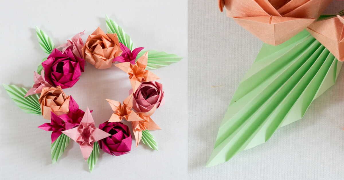 découvrez l'art de l'origami avec une simple feuille