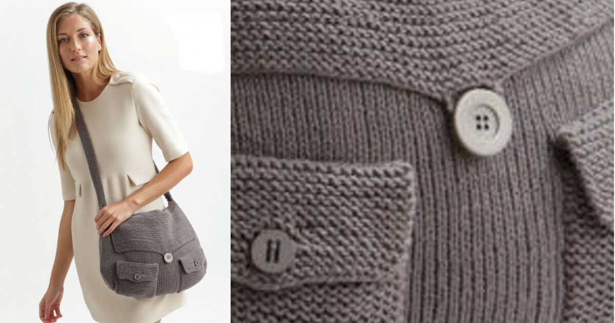 le charme intemporel du sac besace tricoté