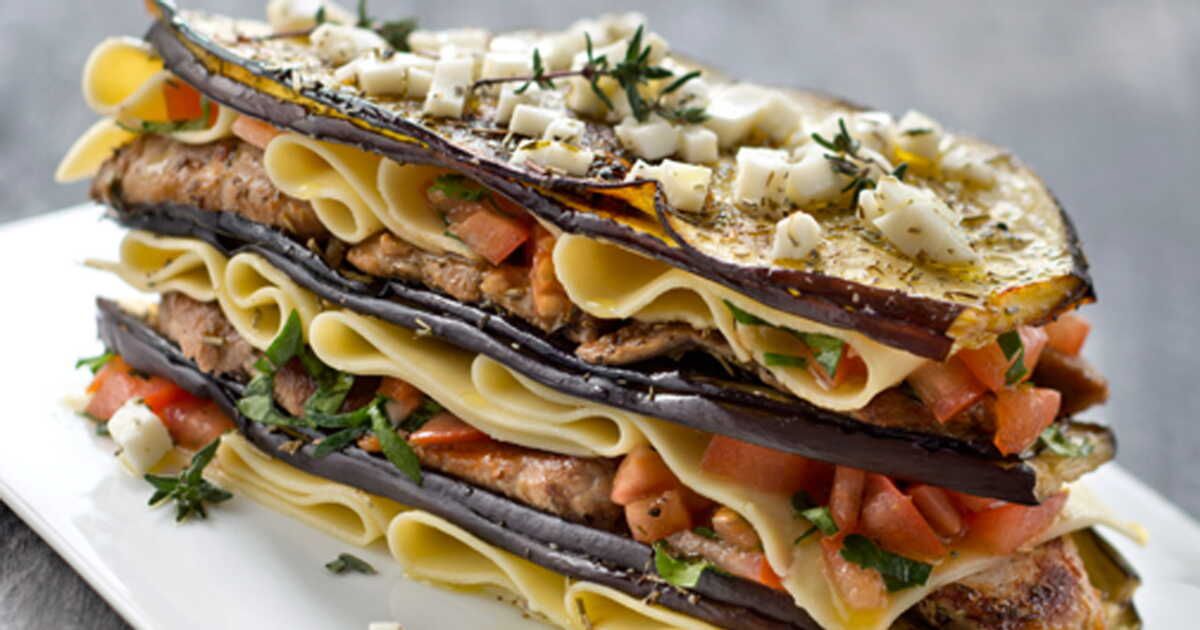 Millefeuille d’aubergines et lasagnes à l’agneau : une symphonie de saveurs