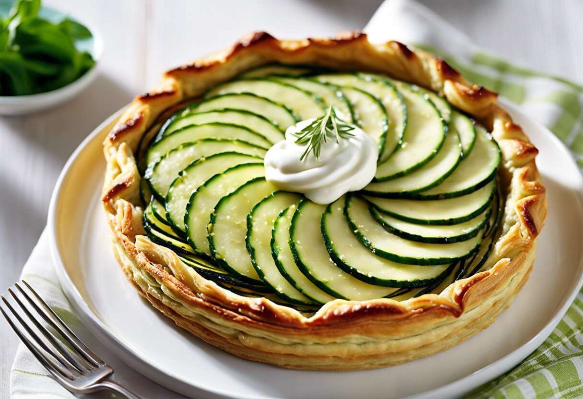 La tarte feuilletée aux courgettes, un délice simple à réaliser