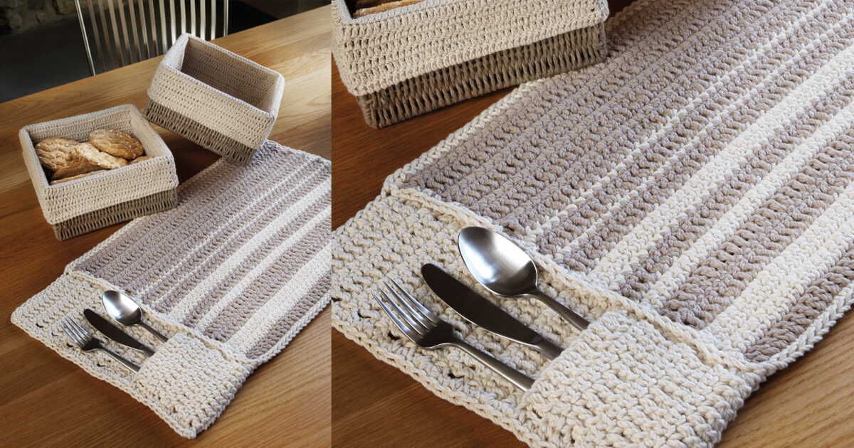 Créer des sets de table au crochet