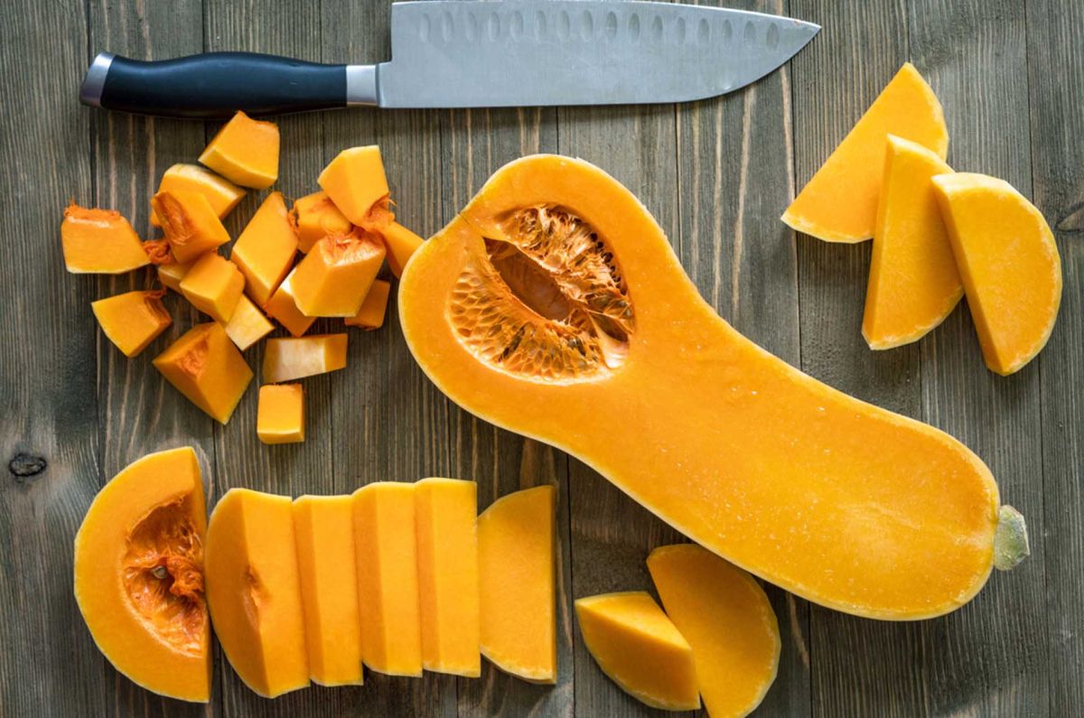 éplucher une courge butternut n'a jamais été aussi simple