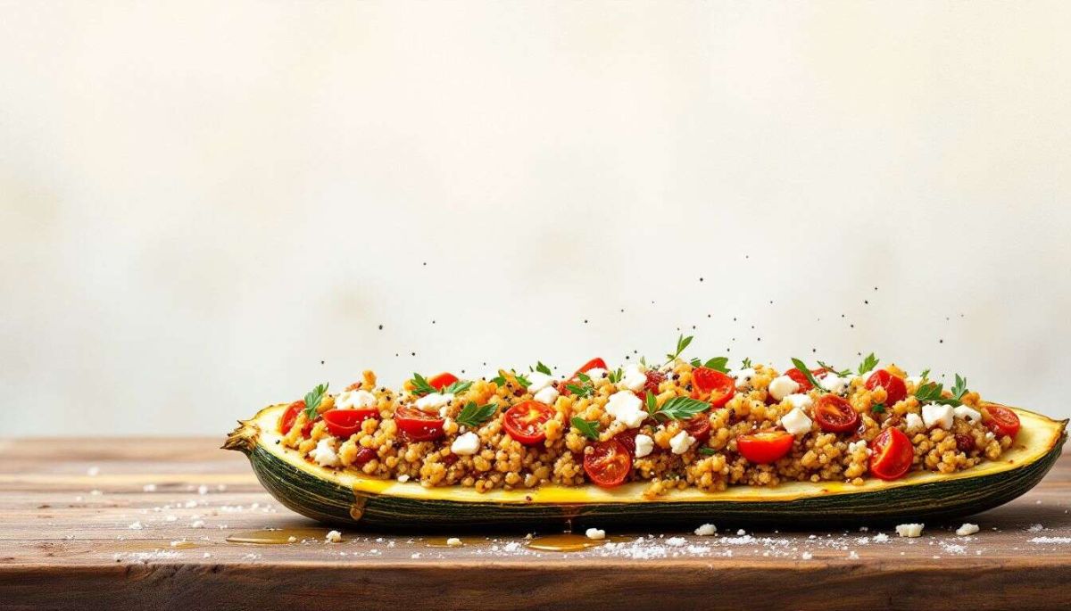 Savourez la fraîcheur avec des courgettes farcies légères