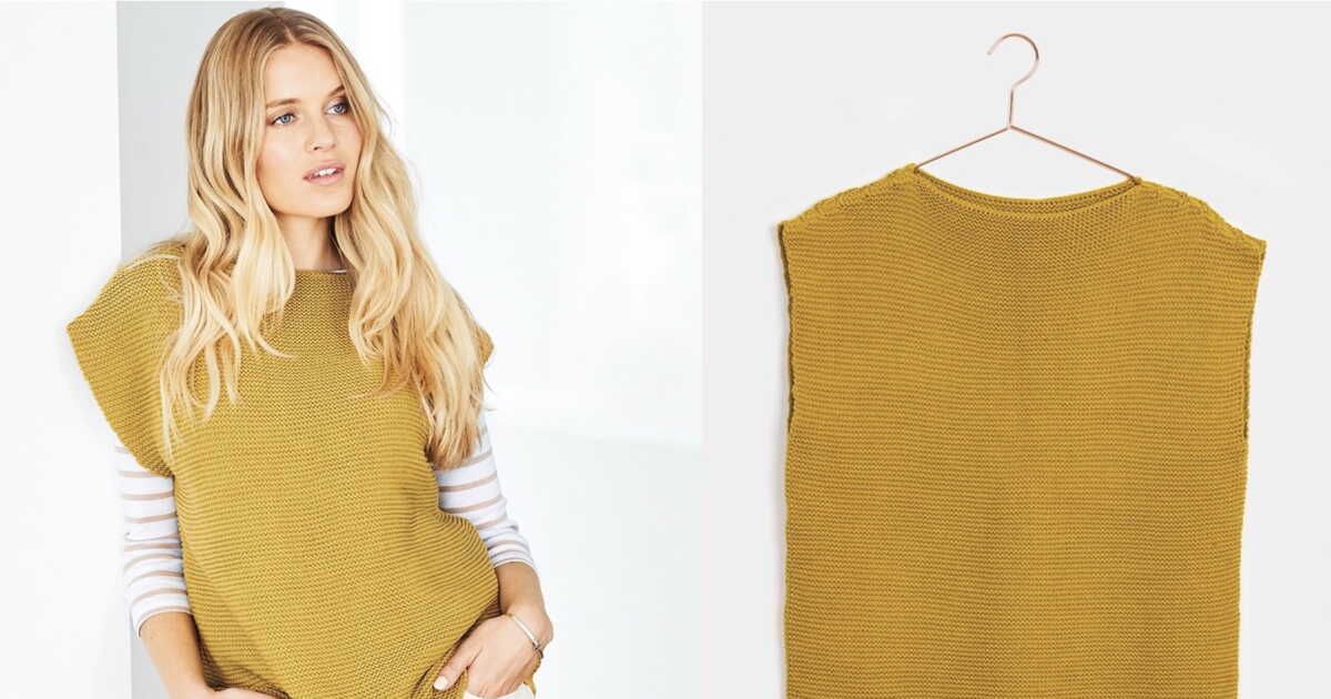 Apprenez à tricoter un pull sans manches en toute simplicité