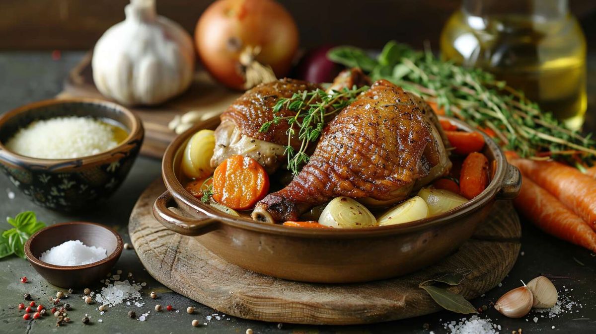 canard en cocotte aux navets : un voyage de saveurs réconfortantes