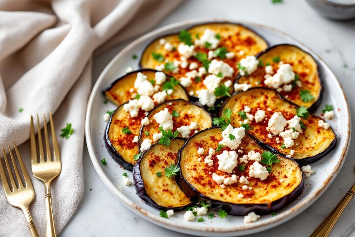 L'aubergine au four : une délicieuse star au paprika et feta