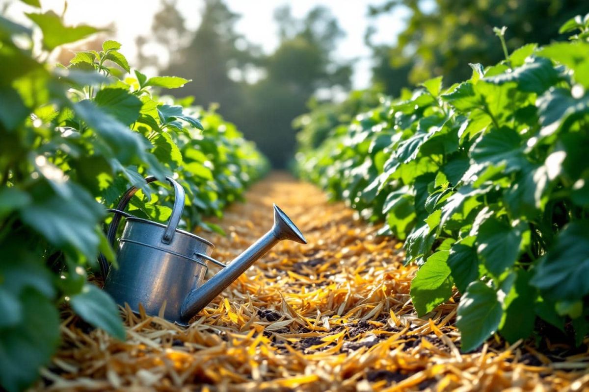 Des légumes d'été savoureux : l'art d'arroser et de pailler avec finesse
