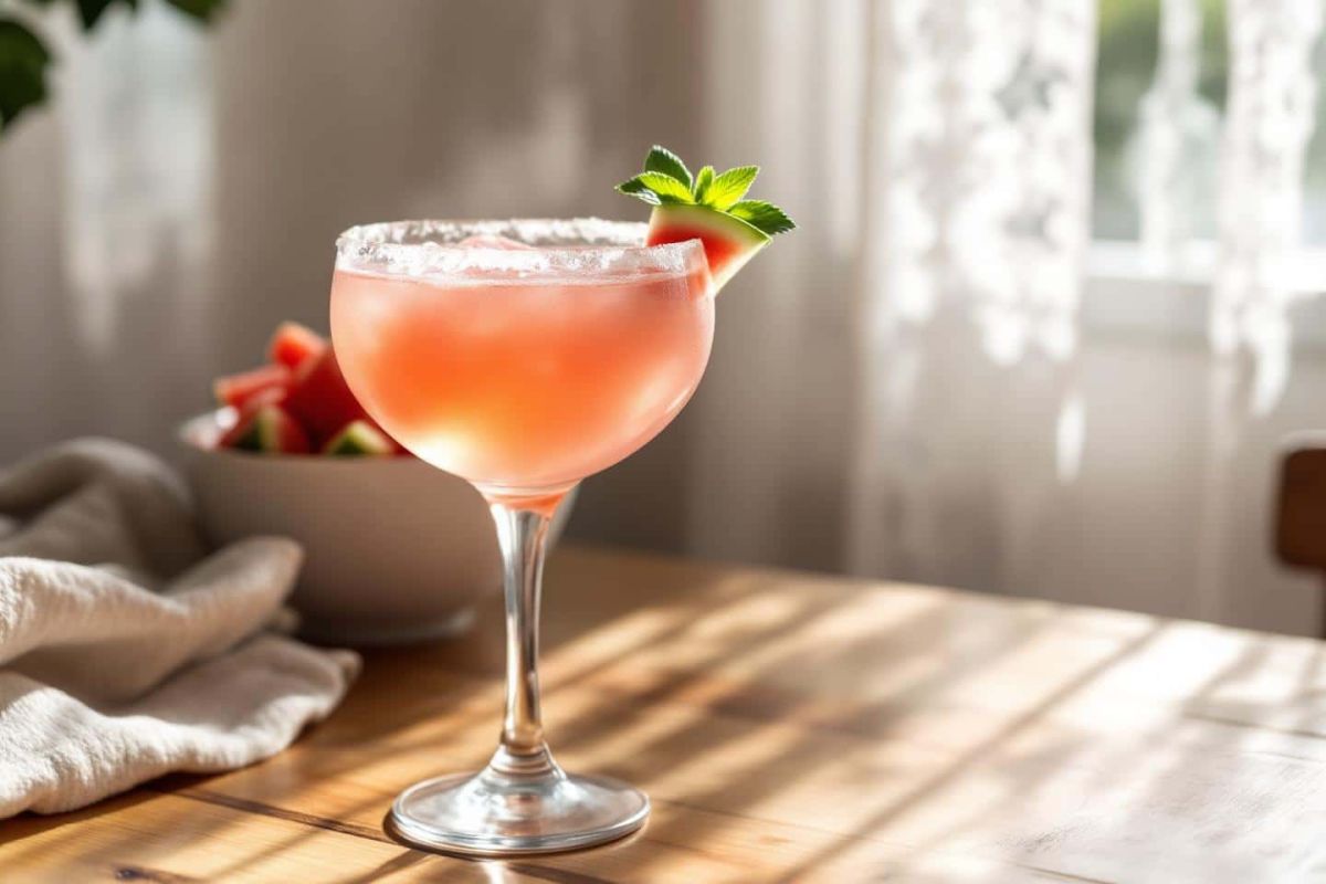 Dégustation estivale : la margarita à la pastèque et menthe verte