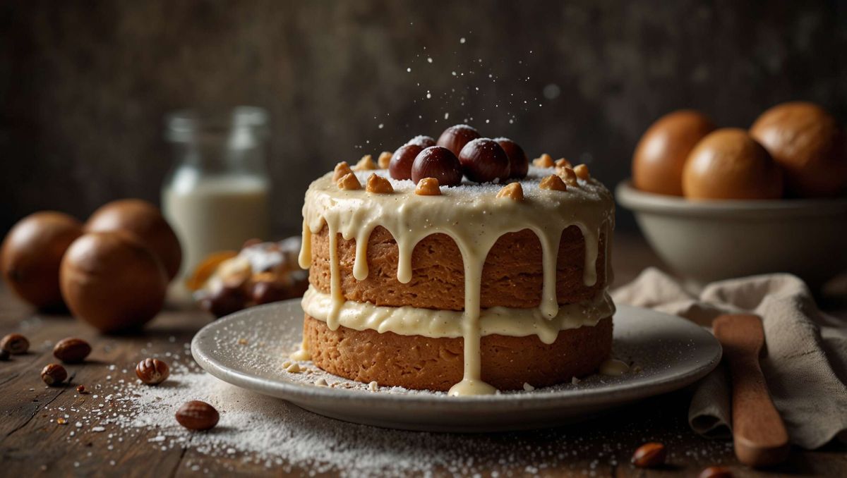 Savourez un gâteau moelleux à la crème de marron cet automne