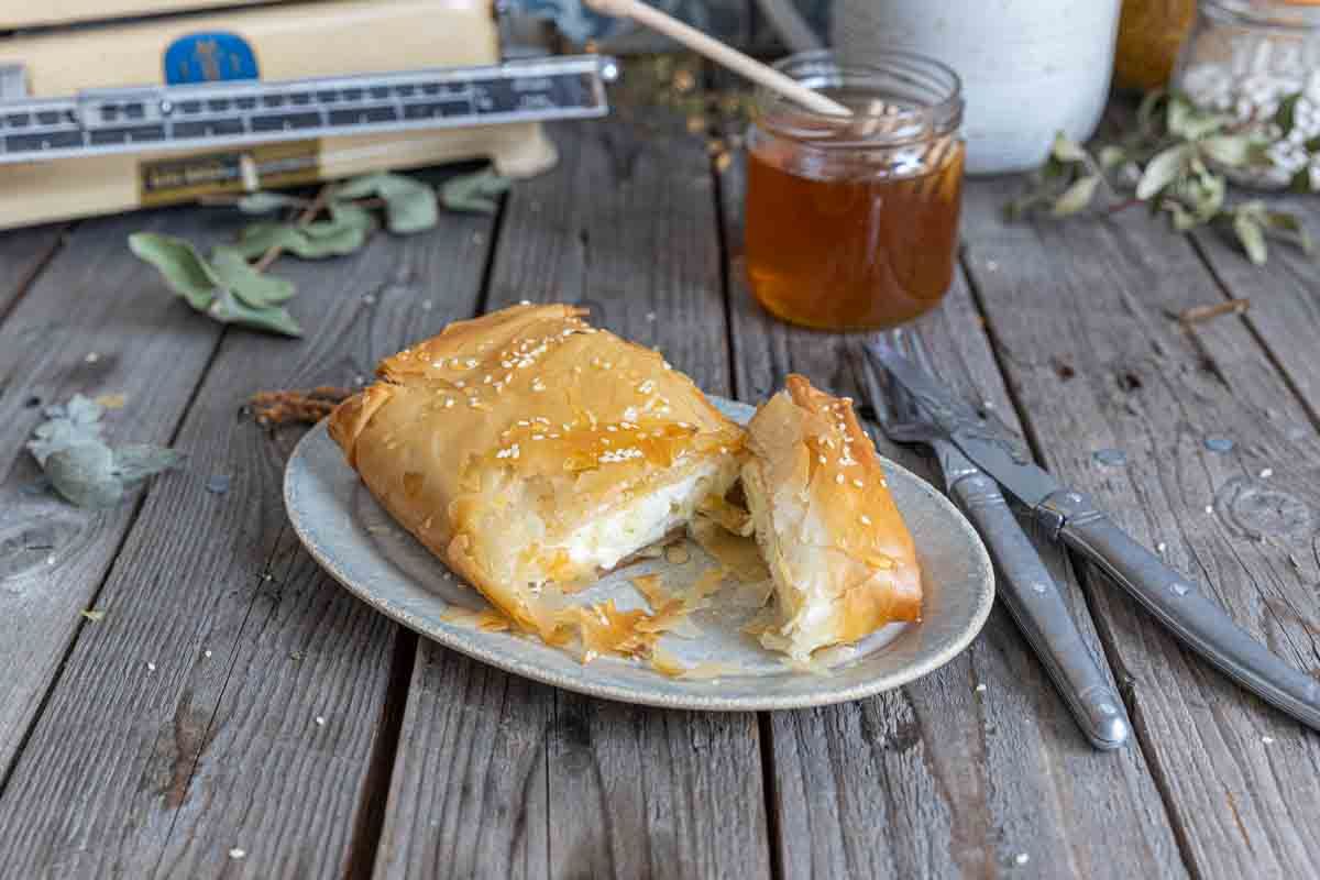 Feta rôtie croustillante