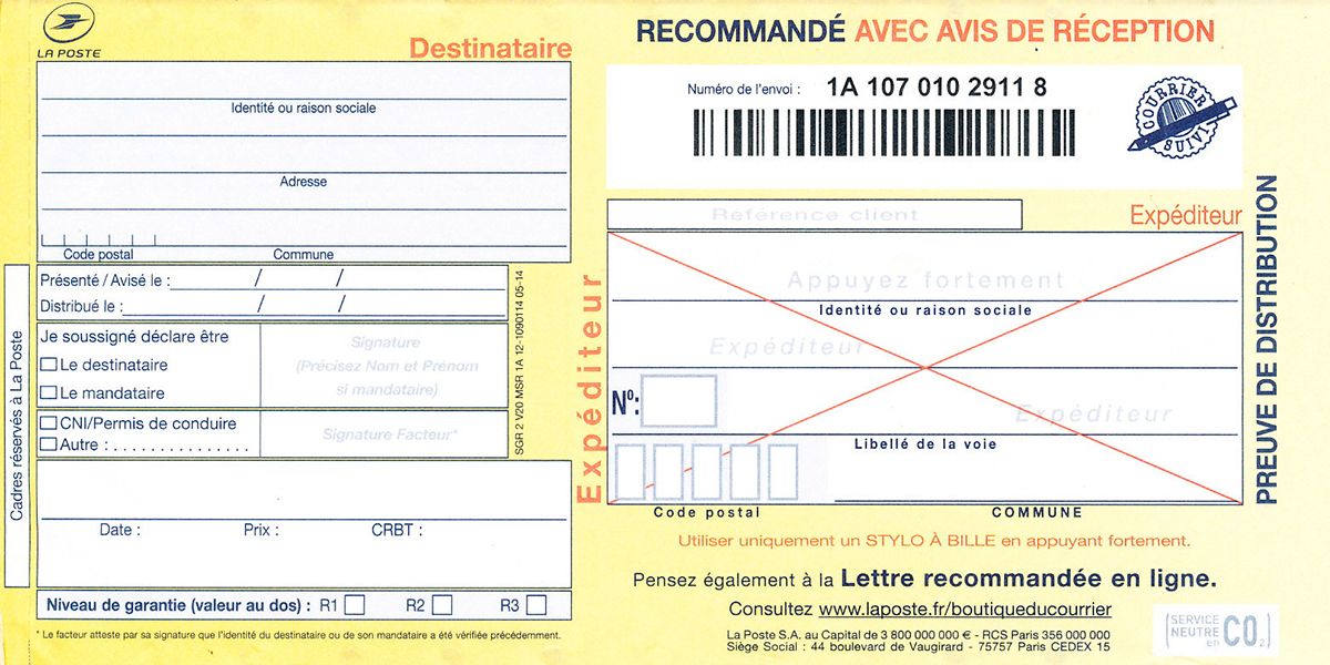 refus de lettre recommandée : quand la stratégie échoue