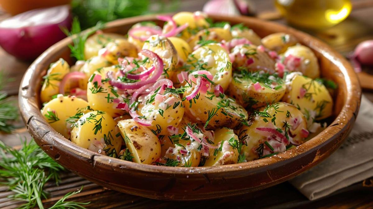 salade de pommes de terre aux harengs fumés : une recette réconfortante