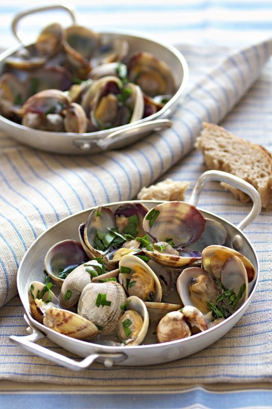 Palourdes sautées à l’ail et au piment