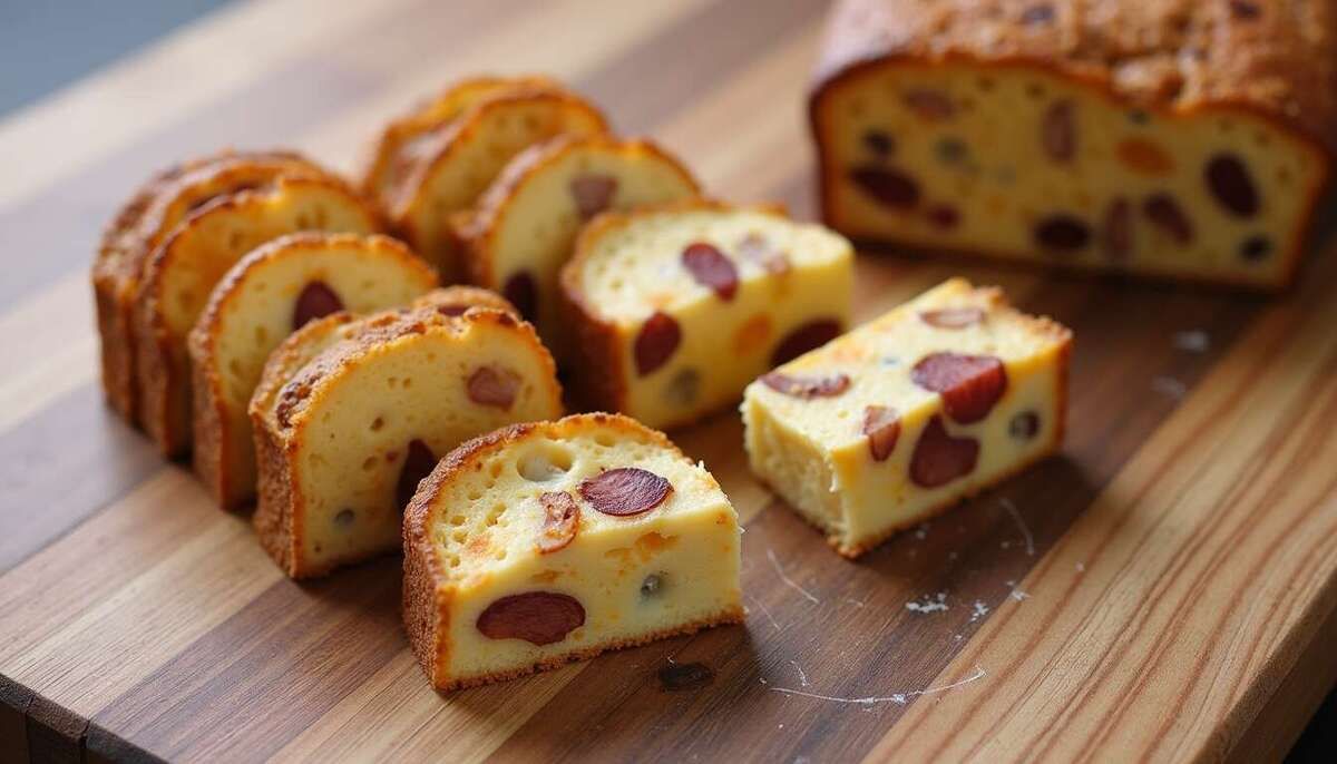 Un cake savoureux au chorizo et tomates séchées pour vos apéritifs